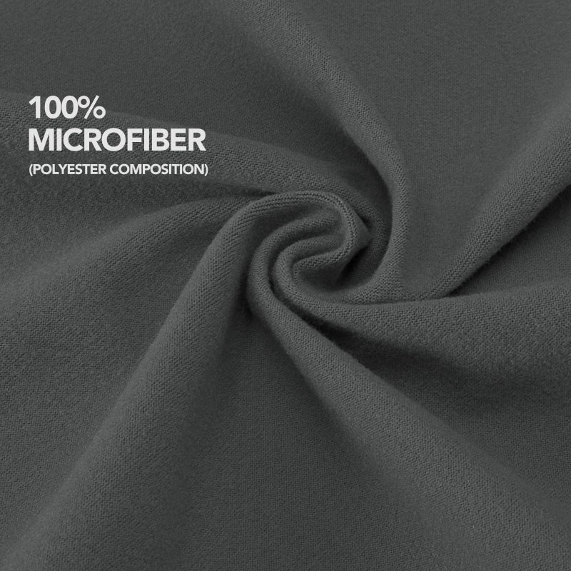 PureFit Stretchy Box Spring Cover Twin - Elastic Fitted Box Spring Wrap Around 4 Sides  Wrinkle & Fading Resistant Fits Twin Size Beds  Dark Gray - Image 5