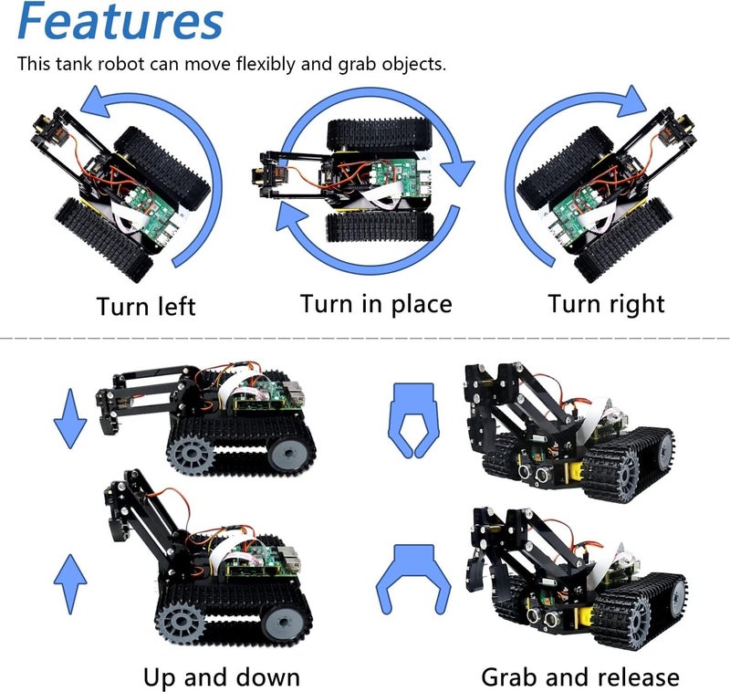 Tank Robot Kit - For Raspberry Pi Robot