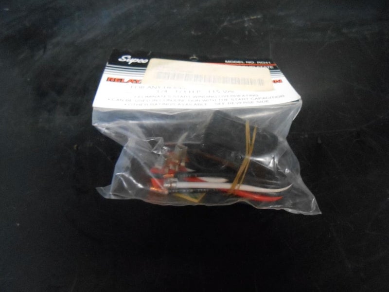 Supco Relay Overload Combination HVAC RO41 1/4 1/3 HP - Image 1