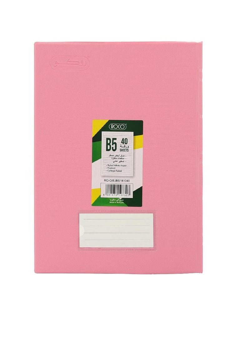 ROCO Neon Notebook B540 Sheets Lined - Image 1