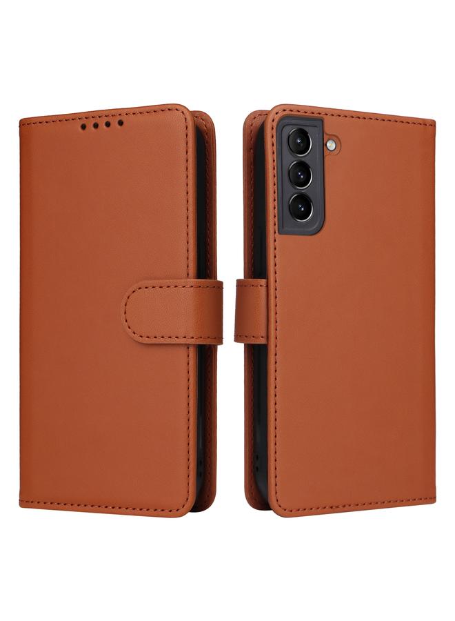 Case For Samsung Galaxy S21+ BN-005 2 in 1 Detachable Imitate Genuine Leather Phone Case
