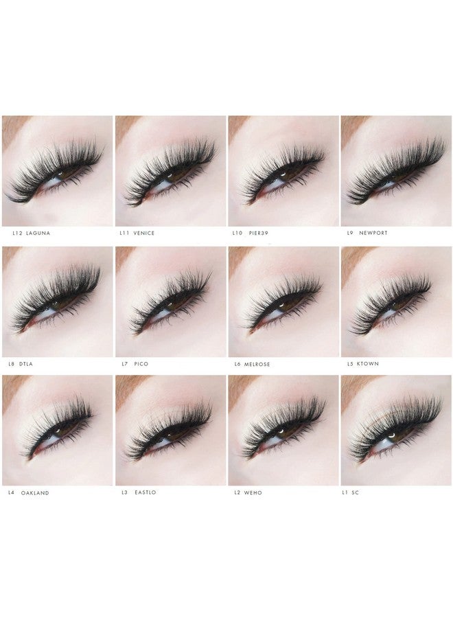 Kara Beauty Style L1 Hellalashes 8D Faux Mink Lashes Lightweight Synthetic Fiber In 8 Dimensional Layers Scplayful Voluminous & Wispy 1 Pair - Image 4