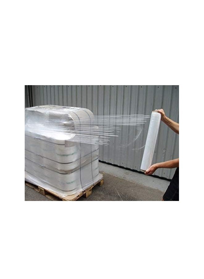 Generic 6 Rolls] Clear Stretch Film Wrap - 500mm Heavy Duty Plastic Shrink Wrap for Pallet  - Image 5