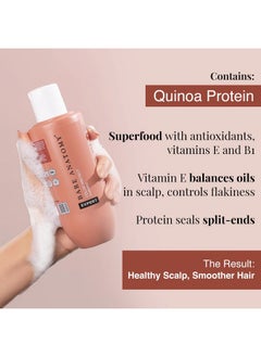 BARE ANATOMY Hair Colour Protect Shampoo, Retains Colour Upto 8 Weeks, Repairs Damage With Amino Acid & Quinoa Protein For Dry & Frizzy Coloured Hair For Unisex, 250Ml  - Image 3
