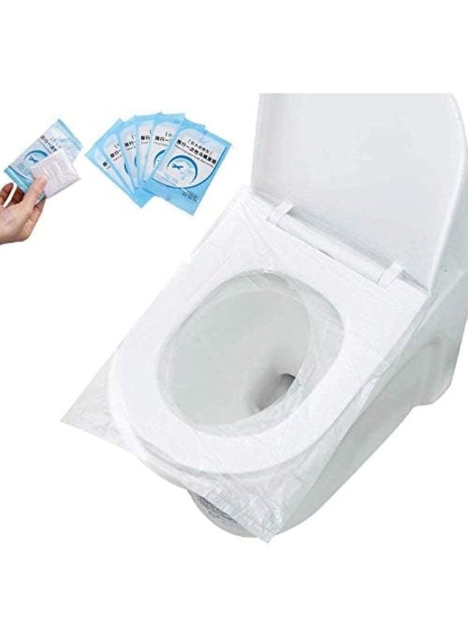 YelaJoy Travel Disposable Toilet Seat Cover, Antibacterial Waterproof Portable WC Pad Toilet Mat for Baby Pregnant Mom, Woman and Man, Independent Packing (50PCS) - Image 1