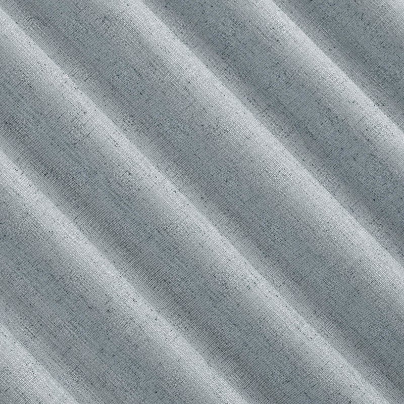 Sun Zero Roxy Generation Slub Texture Tacked Bow Semi-Sheer Tie Top Curtain Panel, 50" x 84", Faded Blue - Image 2