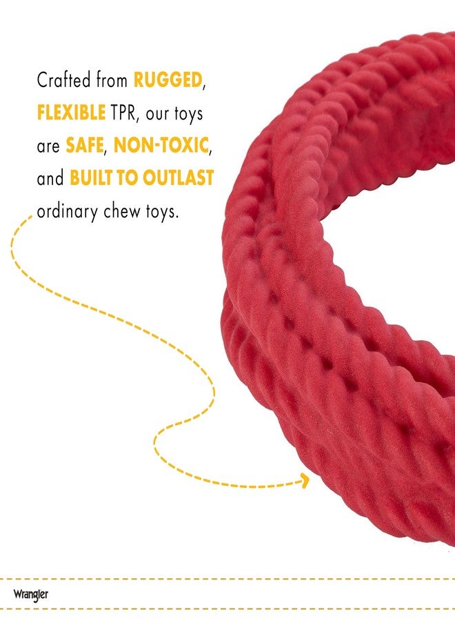 Wrangler Cowboy Rope Toy for Dogs, Medium to Large (Tan, Peanut Butter) - Image 3
