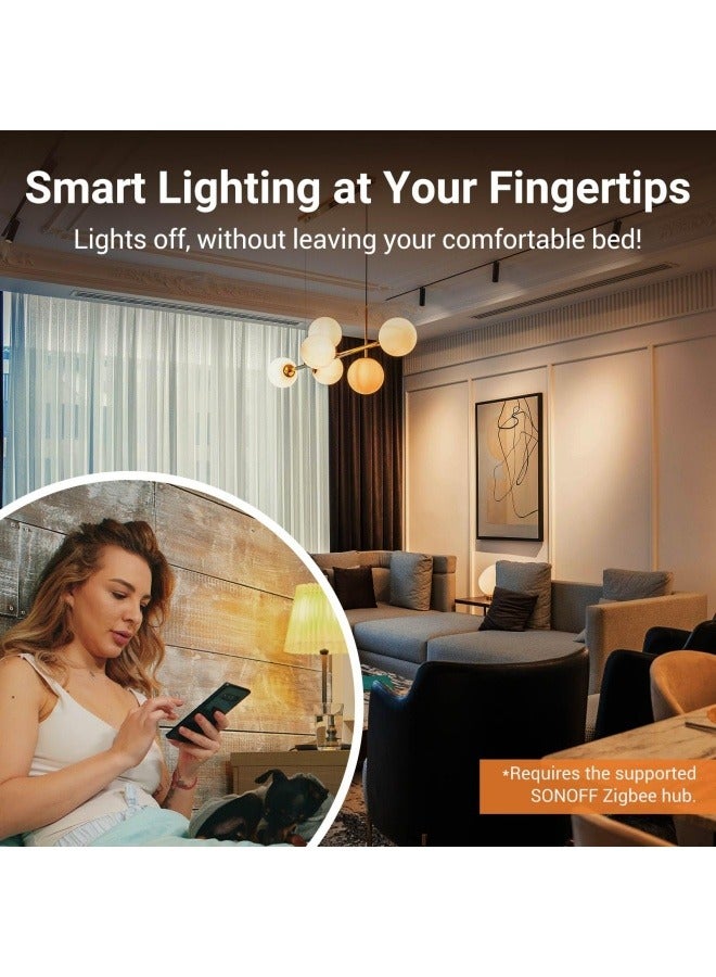 Zigbee Smart Light Switch, Required  Zigbee Hub, Interruptor Inteligente, Smart Switch No Neutral or with Neutral, Voice Control with Alexa Google Home, Zigbee Switch ZBM5-1C-120W - Image 4