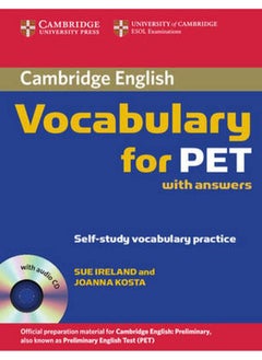 Cambridge Vocabulary for PET with Answers and Audio CD (Cambridge Books for Cambridge Exams) - pzsku/Z919B07AA10EE7C0F2AB8Z/45/_/1705919284/535e32da-7084-4142-9567-329240682aac