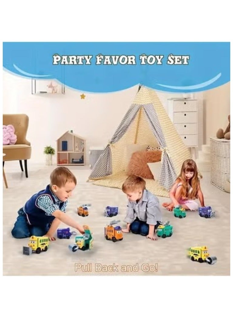 LIXADA 4pc Transforming Truck Playset - Engineering, Probe, Rescue Truck, Bulldozer Toy Vehicle Models for Kids Age 3-6, Friction-Powered Toy Cars - Ideal for Special Festival, Birthday Party Gifts (Random Color) - Image 5