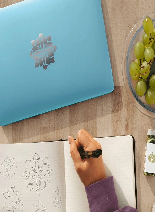 في فيفيد فينيل لاصق دائم من الكروم الفضي اللامع VViViD DECO65 للحرف اليدوية لأجهزة Cricut و Silhouette و Cameo (لفة كبيرة بطول 20 قدمًا × 11.8 بوصة) - Image 4