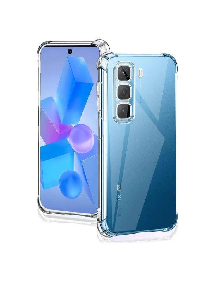 Case for Infinix Hot 50 Pro Plus 4G, Soft Back Cover Shockproof Silicone Bumper Anti-Yellowing Full-Body Protective Case - Image 1