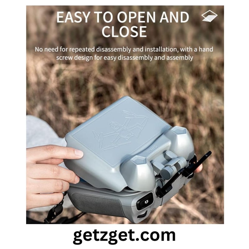 GetZget غطاء شمس مع واقي شاشة لملحقات Dji Mini 4/5 Pro/Air 3 / RC 2: حماية قصوى لجهاز التحكم عن بعد الخاص بك - Image 2