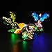 LocoLee LED Light Kit for Lego The Insect Collection 21342 Ideas Bugs Lighting Accessories Compatible with Lego Nature 21342 Butterfly Set Lights Only No Models - Image 4