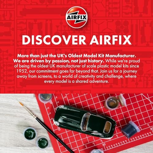 Airfix Model Airplane Kit Gift Set - A04003 Supermarine Swift FR.5, Plastic Plane Model Kits for Adults & Kids 8+, Skill Level 2, 1:72 Scale WW2 Military Aircraft Models - Real Aeroplane Models Gifts - Image 4