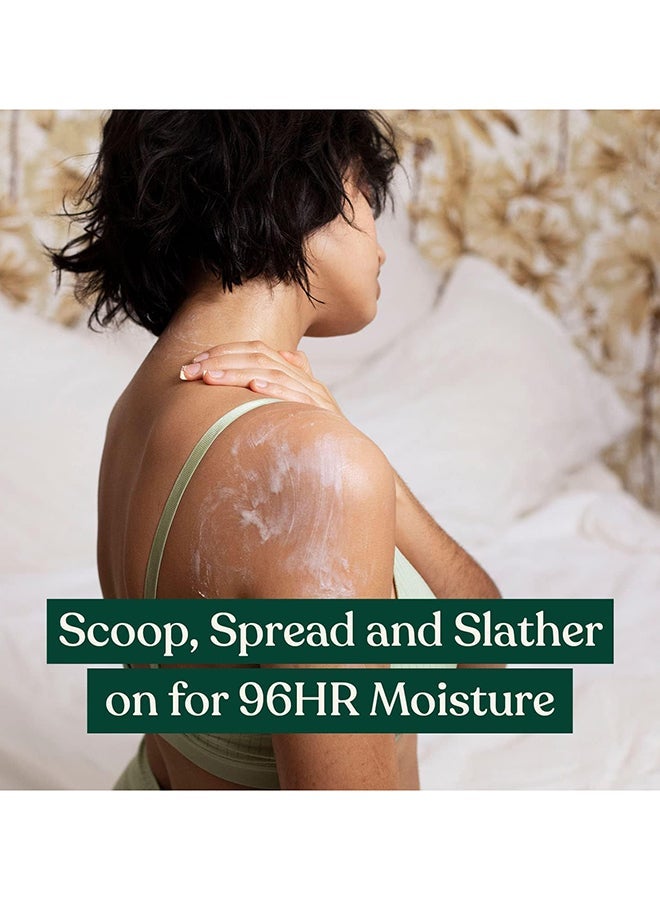 THE BODY SHOP زبدة الجسم بحليب اللوز | كريم غني بالرطوبة يدوم 96 ساعة للبشرة الجافة والحساسة | مع زبدة الشيا وزيت اللوز وزيت السمسم | العناية بالبشرة النباتية | 95% من أصل طبيعي | مرطب للجسم مهدئ غير دهني، 400 مل - Image 2