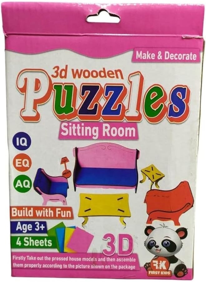 3D Foam Puzzles Children Sitting Room 