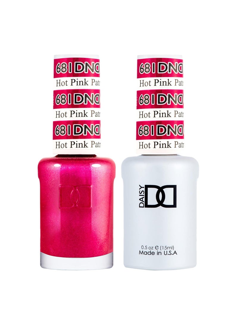 DAISY DND - DND Gel Polish Set, Pink Collection, UV/LED GelPolish and Air Dry Nail Lacquer, Matching Chip-Free Polish Duo, 0.5 Fl Oz Each - Image 1