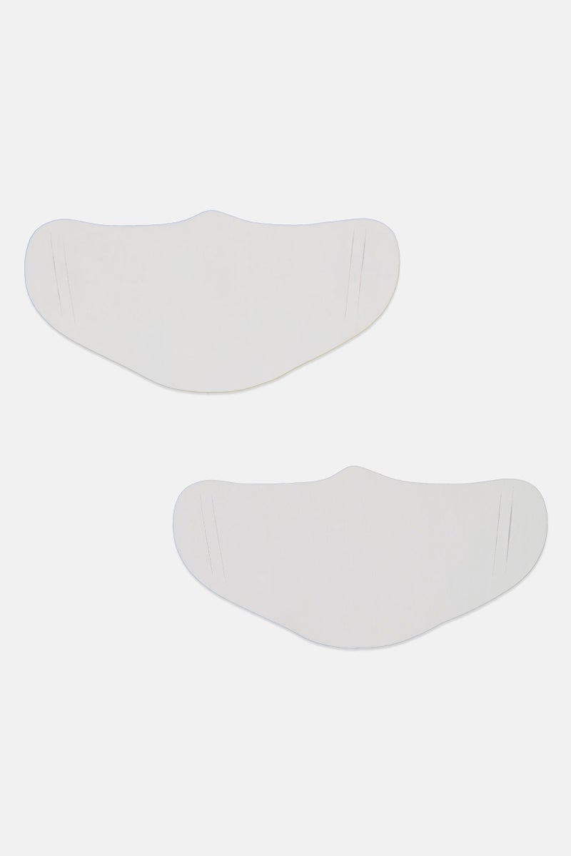 Asos Design قناع وجه مطبوع 2 قطع، مجموعة الأسود/light الأزرق  - Image 2
