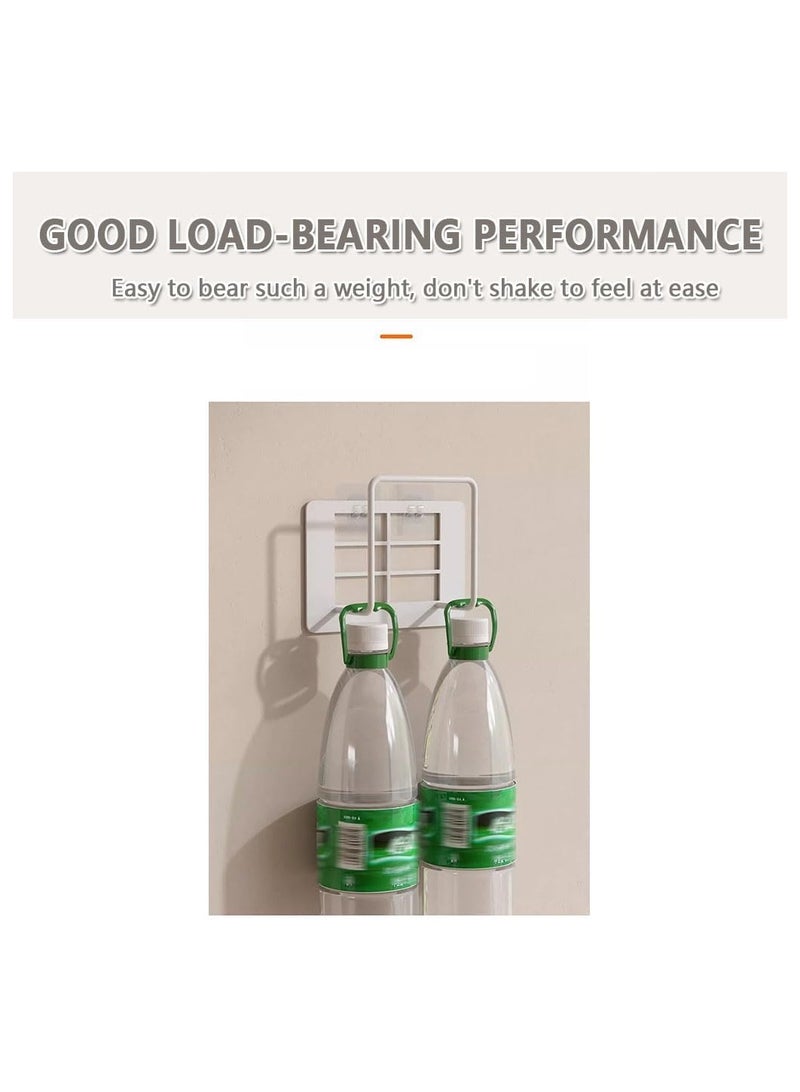 NANAO رف حائط لتركيب جهاز التوجيه واي فاي، رف حائط عائم لحامل التخزين، حامل تخزين عالمي لجهاز التوجيه، صناديق التلفاز، شريط الطاقة، المودم وأجهزة الوسائط الأخرى - أبيض - Image 4