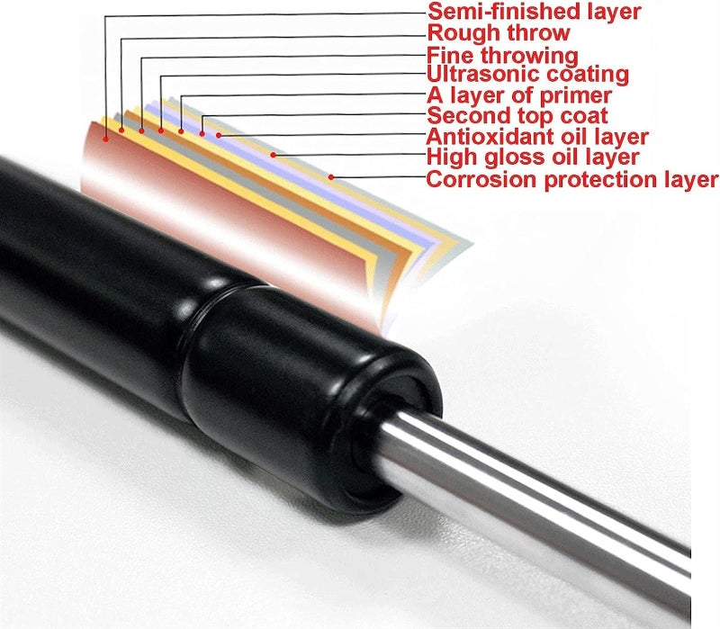 يُسلِّم قطعتان من دعامات الغاز للرفع، تدعم الغاز الهيدروليكي، رافعة سرير/تاتامي، دعامة غازية لرفع السرير/التاتامي، دعامة غطاء أوتوماتيكية لأبواب خزائن المطبخ وصناديق الألعاب، زنبرك هيدروليكي لفتح ناعم - Image 4