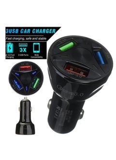 DIGI CORE 55W Fast Charging Car Charger QC3.0+PD 20W Quick Charge Phone Car Charger For iPhone And Android 3-USB Port DC 12V/24V Lighter Adapter  - Image 5