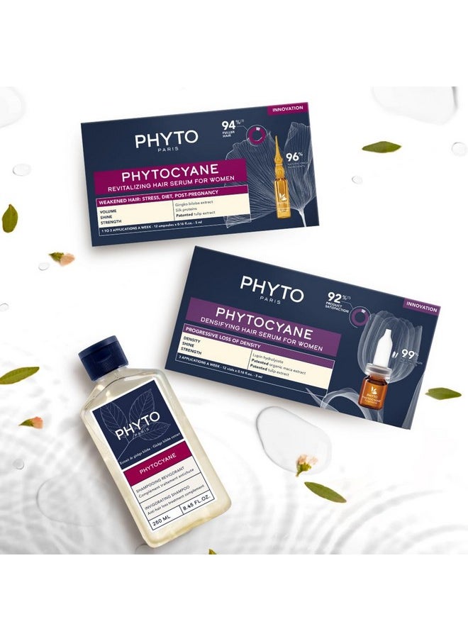 فيتو PHYTO|PHYTOCYANE - شامبو لتساقط الشعر للرجال والنساء | تركيبة منشطة مع فيتامينات ب من نبات الجنكة بيلوبا وإكليل الجبل | يعزز كثافة الشعر وقوته | 250 مل  - Image 4