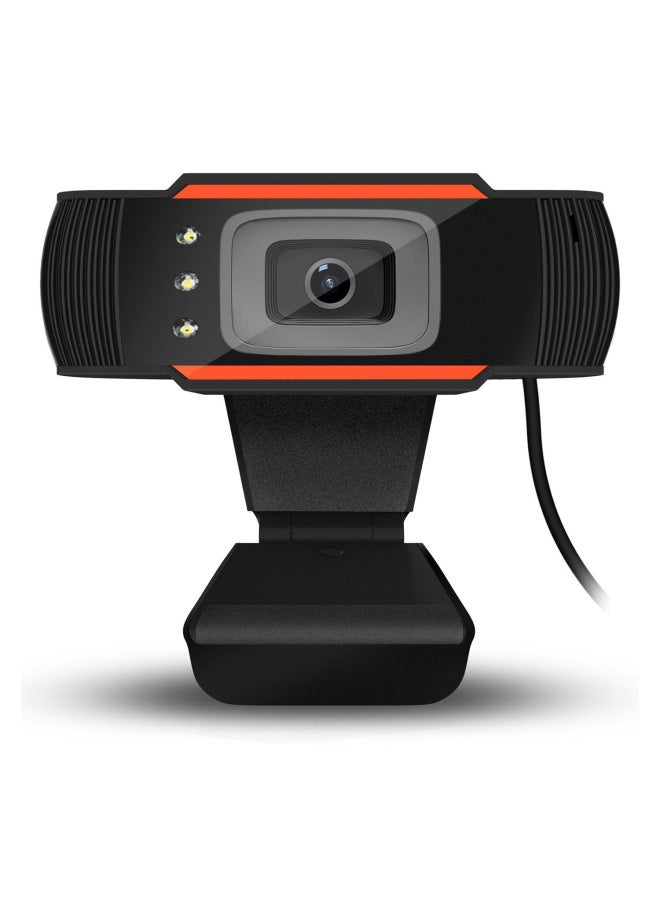 كاميرا كمبيوتر L8C HD 1080P كاميرا كمبيوتر مدمجة ممتصة للصوت وميكروفون وكاميرا ويب USB لعقد مؤتمرات الفيديو - اللون: 1080 بكسل تركيز تلقائي - Image 1