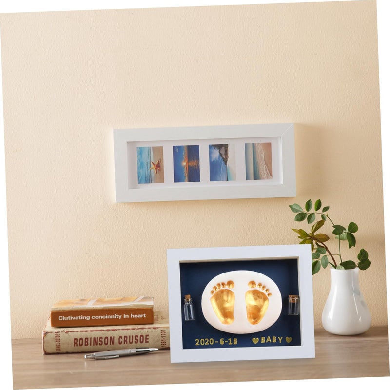 Handprint Keepsake Kit with Safe Ink Pad Photo Frame for Baby DIY Memory - Image 3