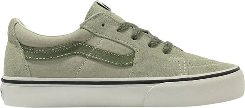 VANS VN0009QRD3Z1-SK8-LOW Green Leather Men's Lifestyle Shoes  - Image 1