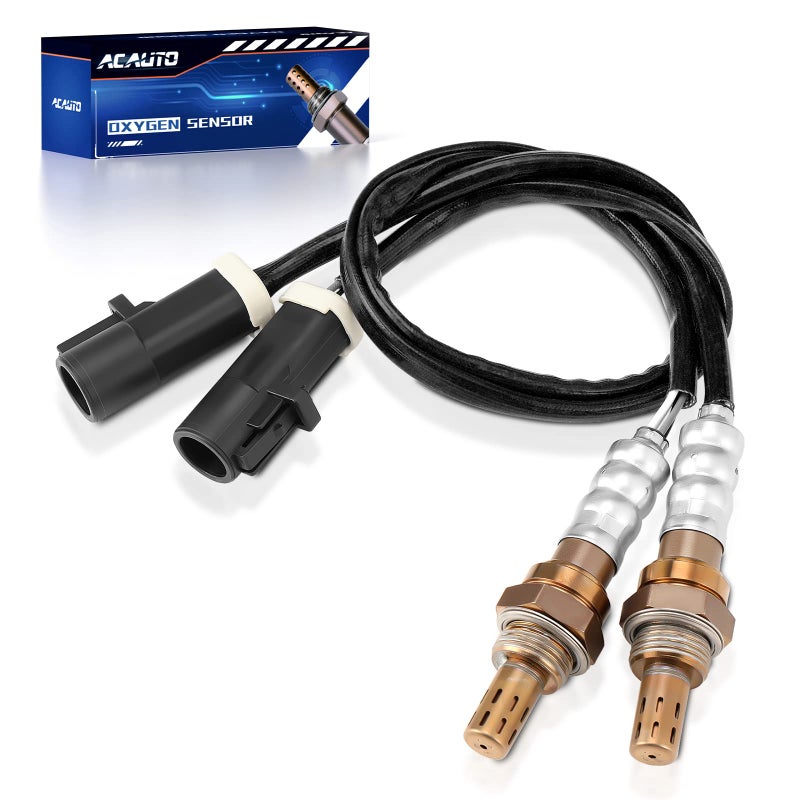ACAUTO 15717 Oxygen Sensor Upstream Downstream O2 Sensor Compatible with Ford FSeries Ranger Escape Explorer Mustang Foucs Expedition Mazda Lincoln Jaguar Mercury Aston Martin 15716 15718 2 Pack