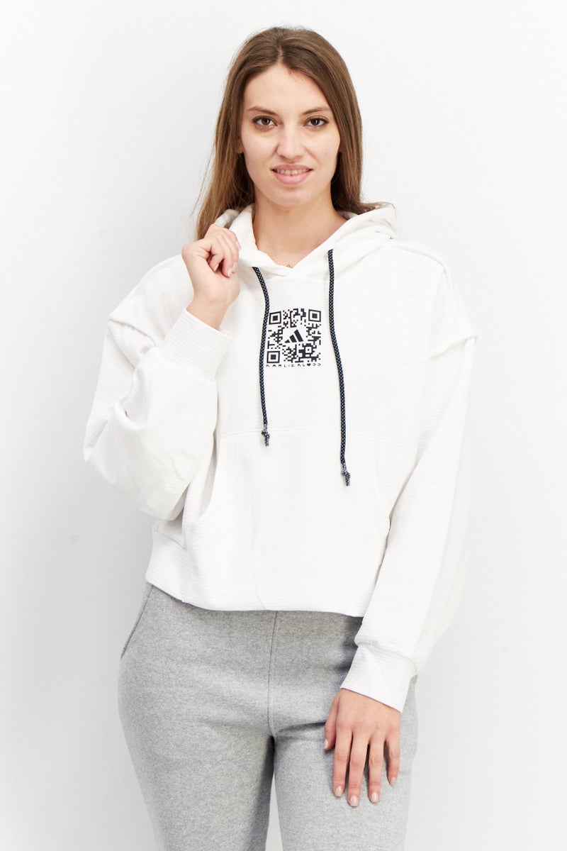Adidas Adidas x Karlie Kloss Women Sportswear Fit Outdoor Sweatshirt, White Combo  - Image 1