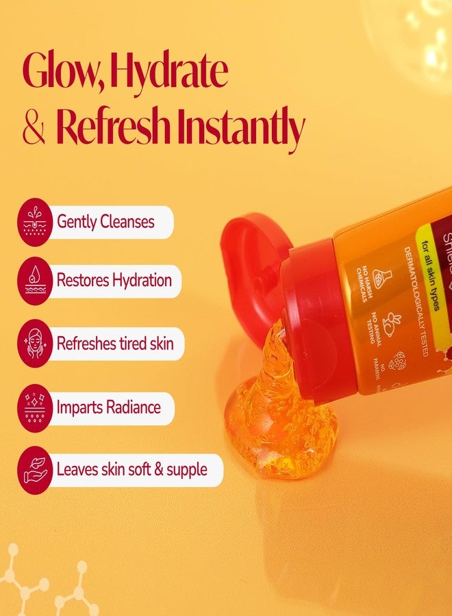 Meglow Refreshing Face Wash | Deep Cleansing & Hydration for a Fresh Glow | Enriched with Aloe Vera & Cucumber | Removes Dirt, Oil & Impurities While Keeping Skin Soft Pack of 4 (70g each) - Image 5