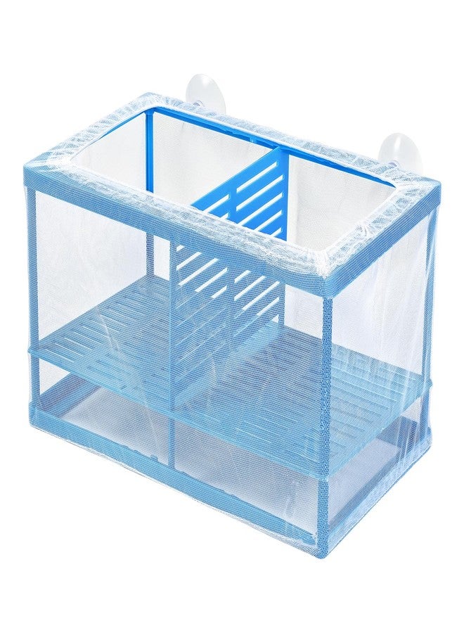 AQUANEAT Fish Tank Breeder Large Mesh Net Fry Saver Aquarium Spawn Hatchery Isolation with Suction Cups Hatchery Incubator for Shrimp Betta - Image 1