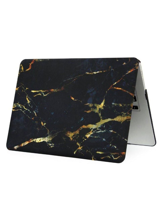 NIBEMINENT Case Cover For Apple MacBook Air 13-Inch Marble Black  - Image 4
