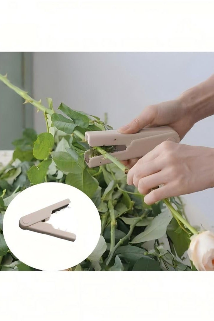 سيوسي أداة الشوك Stripper, الزهور Deburring مقاطع, إزالة أوراق المهنية شجرة تقطيع أدوات اليد, وردة إزالة Burrs مخصات, باقة DIY, أداة بائع الزهور الحديقة - Image 1