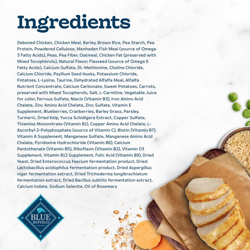 Blue Buffalo Tastefuls Weight & Hairball Control Natural Dry Food for Adult Cats, 3-lb. Resealable Bag - Image 5