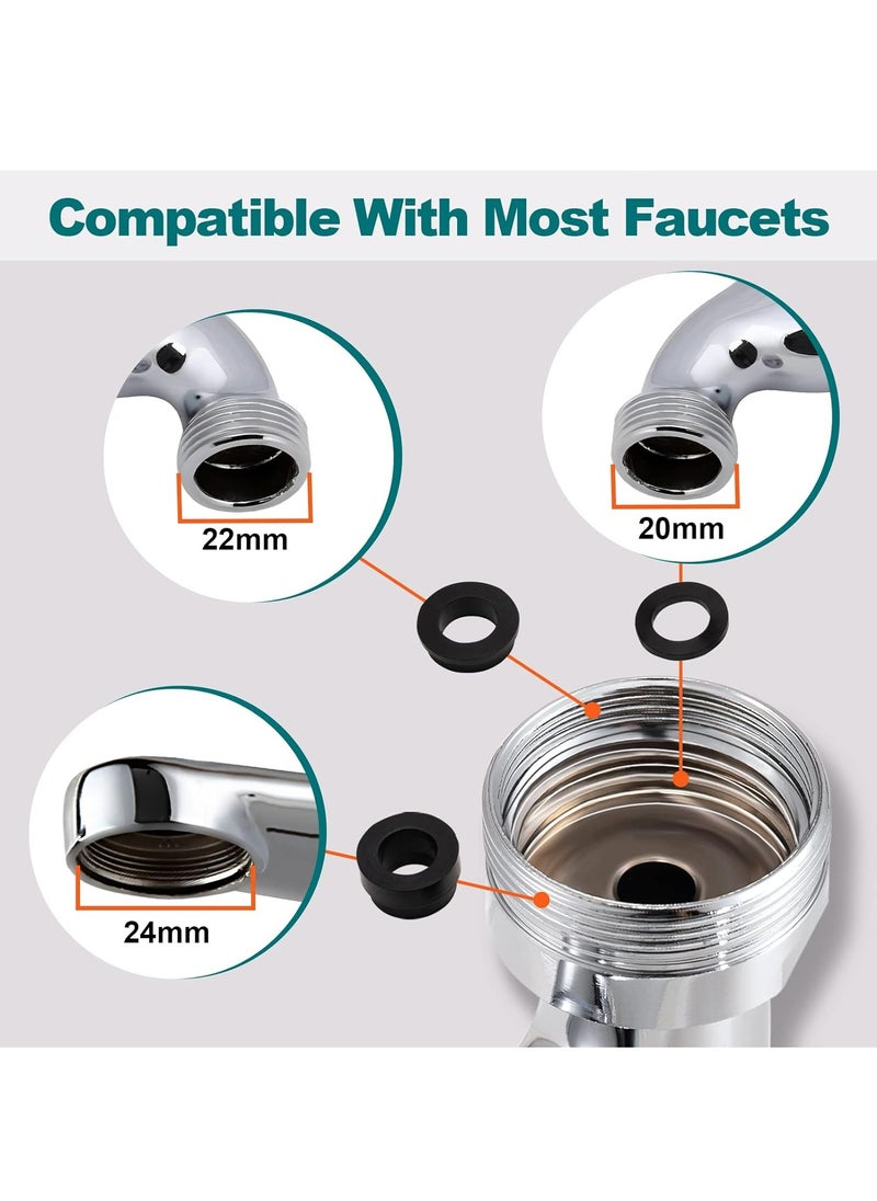 1080° Rotating Faucet Extender Aerator with Installation Hardware, Universal Splash Multiple functions Filter Faucet,1080 Degree Swivel Faucet Aerator Sink Face Wash Attachment with 2 Water Outlet Mod