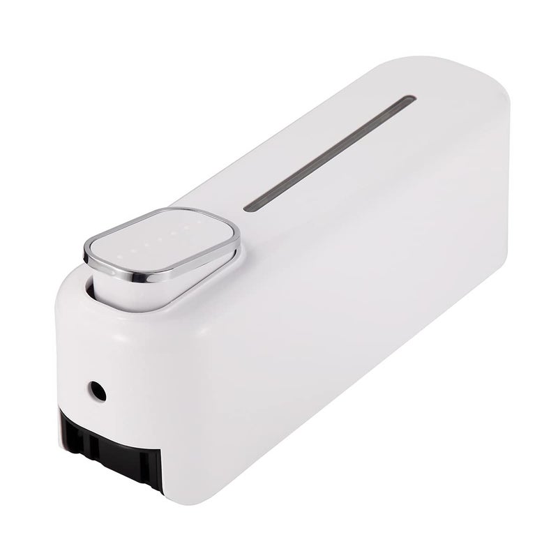 BATH GURU Multi Purpose ABS Wall Mounted Plastic Liquid Soap Dispenser/Shampoo Sanitizer Conditioner Lotion Gel Dispenser for Bathroom Kitchen 350 Ml (3, Slim White) - Image 3