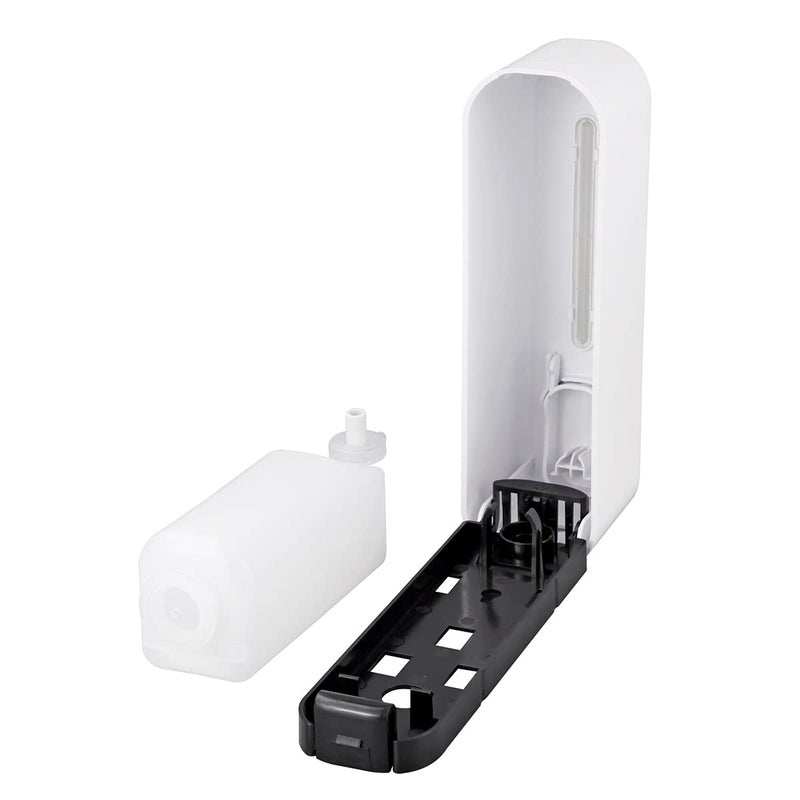 BATH GURU Multi Purpose ABS Wall Mounted Plastic Liquid Soap Dispenser/Shampoo Sanitizer Conditioner Lotion Gel Dispenser for Bathroom Kitchen 350 Ml (3, Slim White) - Image 4