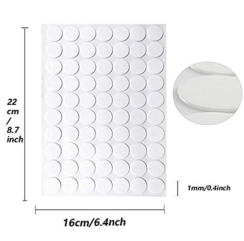 HuhuDo Clear Sticky Tack Adhesive Poster Tacky Putty Removable Round Putty Double-Sided Round No Traces Adhesive Sticke for Festival Decoration（350） - Image 3