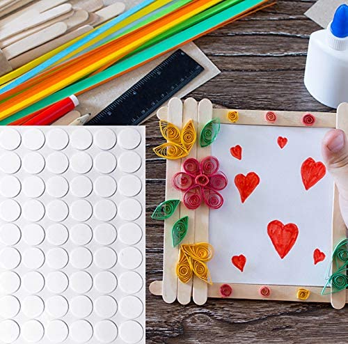 HuhuDo Clear Sticky Tack Adhesive Poster Tacky Putty Removable Round Putty Double-Sided Round No Traces Adhesive Sticke for Festival Decoration（350） - Image 5