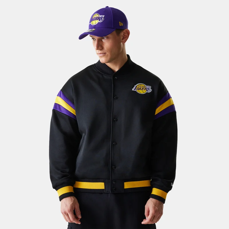 Men's NBA Los Angeles Lakers Panel Bomber Jacket