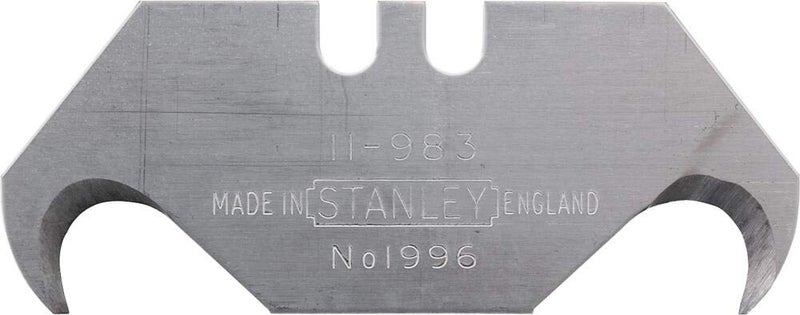 Stanley Stanley 11983 Large Hook Blades Pack of 5Pack of 5 - Image 1