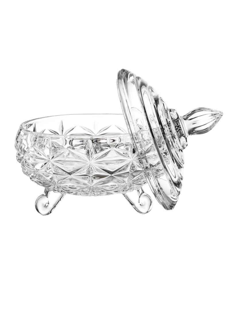 Blinkmax Multi-purpose clear glass candy and nut box  - Image 4