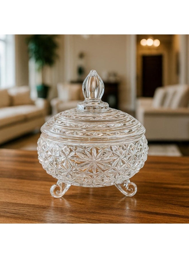 بلينك ماكس علبة حلويات و مكسرات من الزجاج الصافي و متعددة الاستخدام - Image 1