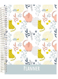 Lizy Hard Cover Spiral Undated Talking Agenda 17X24 cm Design-7  - Image 1