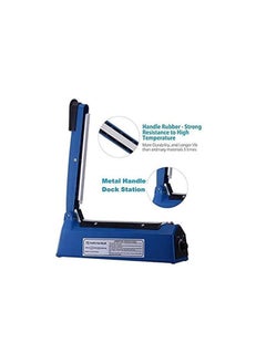 Kalon Electric Manual Hand Impulse Heat Sealer Sealing Packaging Machine For Plastic Packet Pouch Bag Polybag Packing Kitchen Seal Package PolyBags Sealing Machine 8 Inch  - Image 4