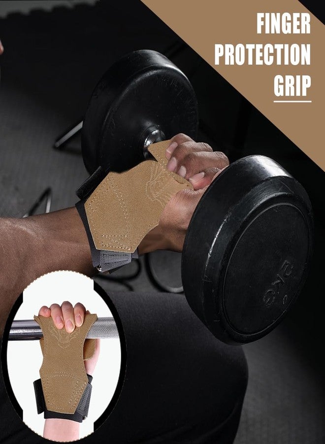 Proberos® Weight Lifting Wrist Strap with Padded Support Belt, Anti-Slip Synthetic Leather Gym Straps for Weightlifting, Workout, Wrist Protection, Stronger Grip, Adjustable, Unisex Fitness Accessory - Image 5