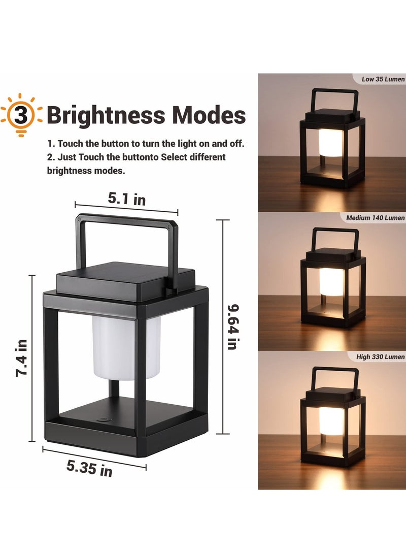 Outdoor Camping Lamp, LED Portable Rechargeable Solar Lamp Waterproof  Touch Control Outdoor Lamps Cordless Lights, Outdoor Table Lamp for Patio, Walking, Camping, Emergencies Power Outages - Image 4